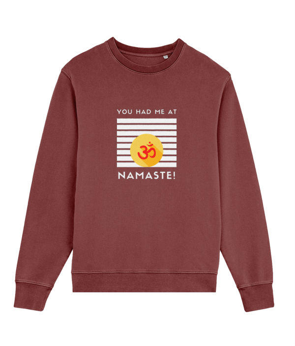 Bluză „You Had Me At Namaste!” – Cozy Sanctuary & Mindful Vibe