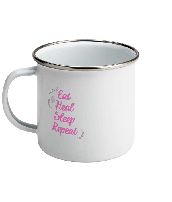 mockup-b4273115630ce4a1e520be40f02ecc36.png Cană Emailată "eat, heal, sleep, repeat" - Ritualul tău de dimineață