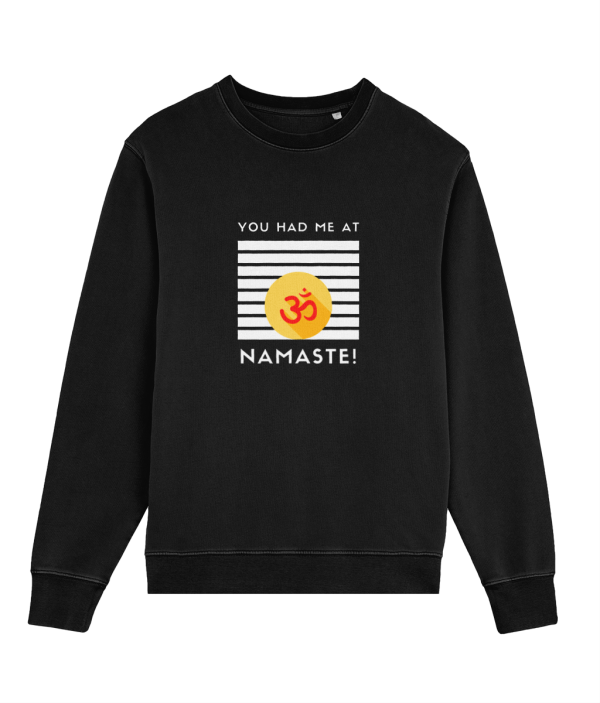 Bluză „You Had Me At Namaste!” – Cozy Sanctuary & Mindful Vibe