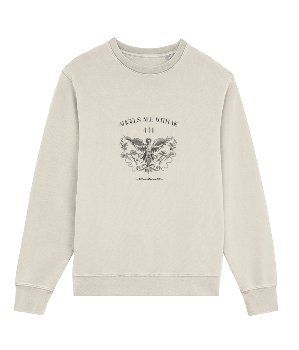 mockup-51016df7f09f5490cbc29a0c27f37100.png Bluză „Angels Are With Me 444” – Heavenly Aesthetic & Clean Lines
